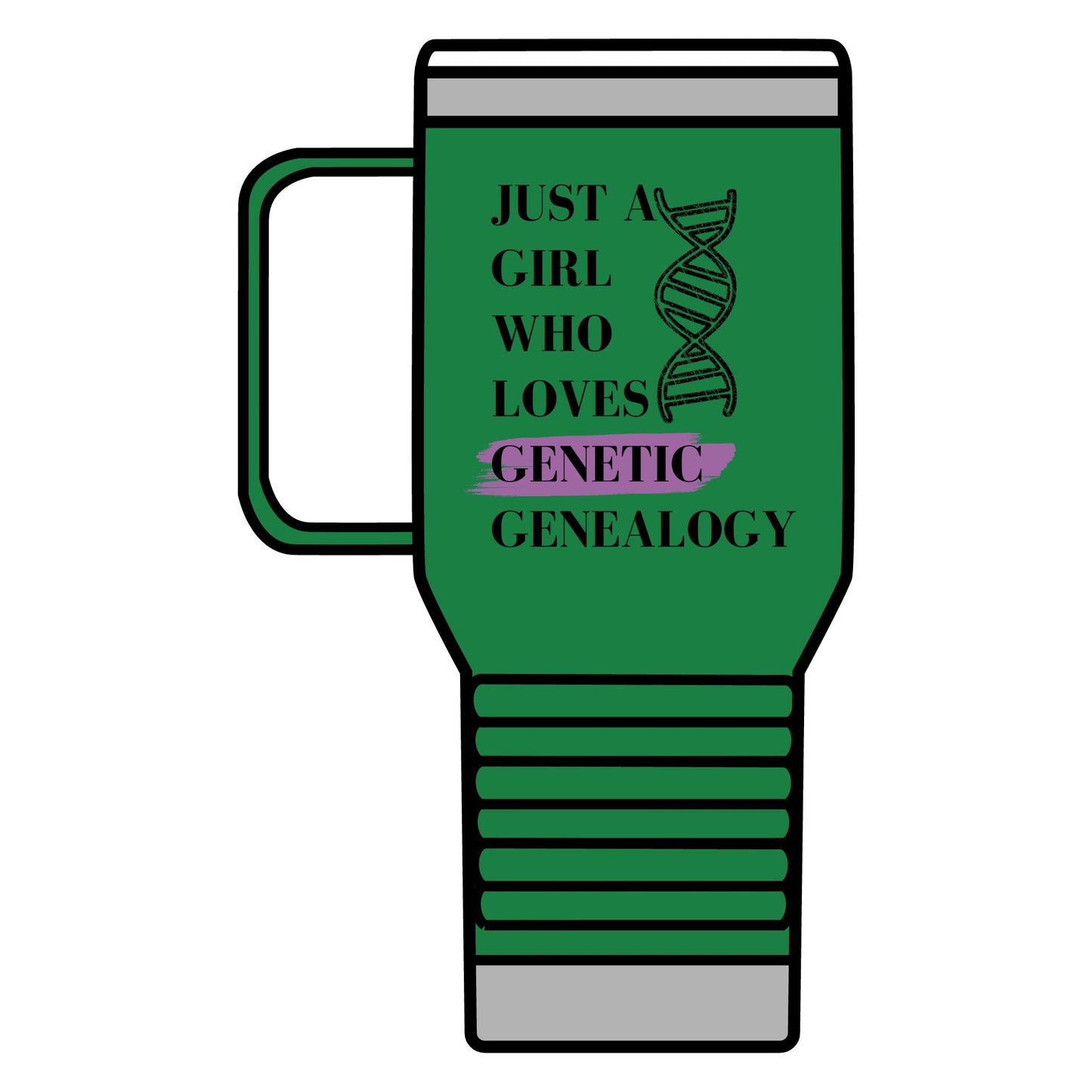 Genetic Genealogy Travel Mug - 20oz - Perfect Gift for Genealogy Lovers