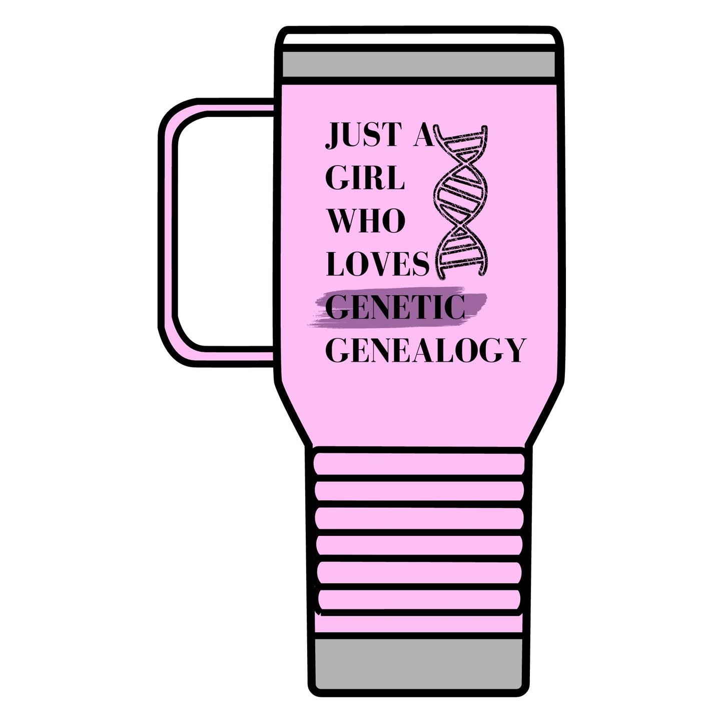 Genetic Genealogy Travel Mug - 20oz - Perfect Gift for Genealogy Lovers