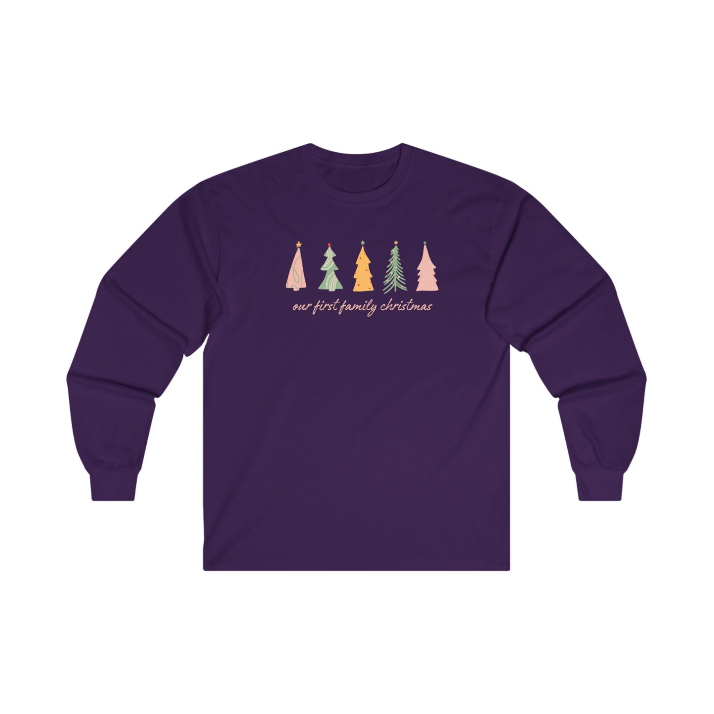 Our First Family Christmas Long Sleeve Tee