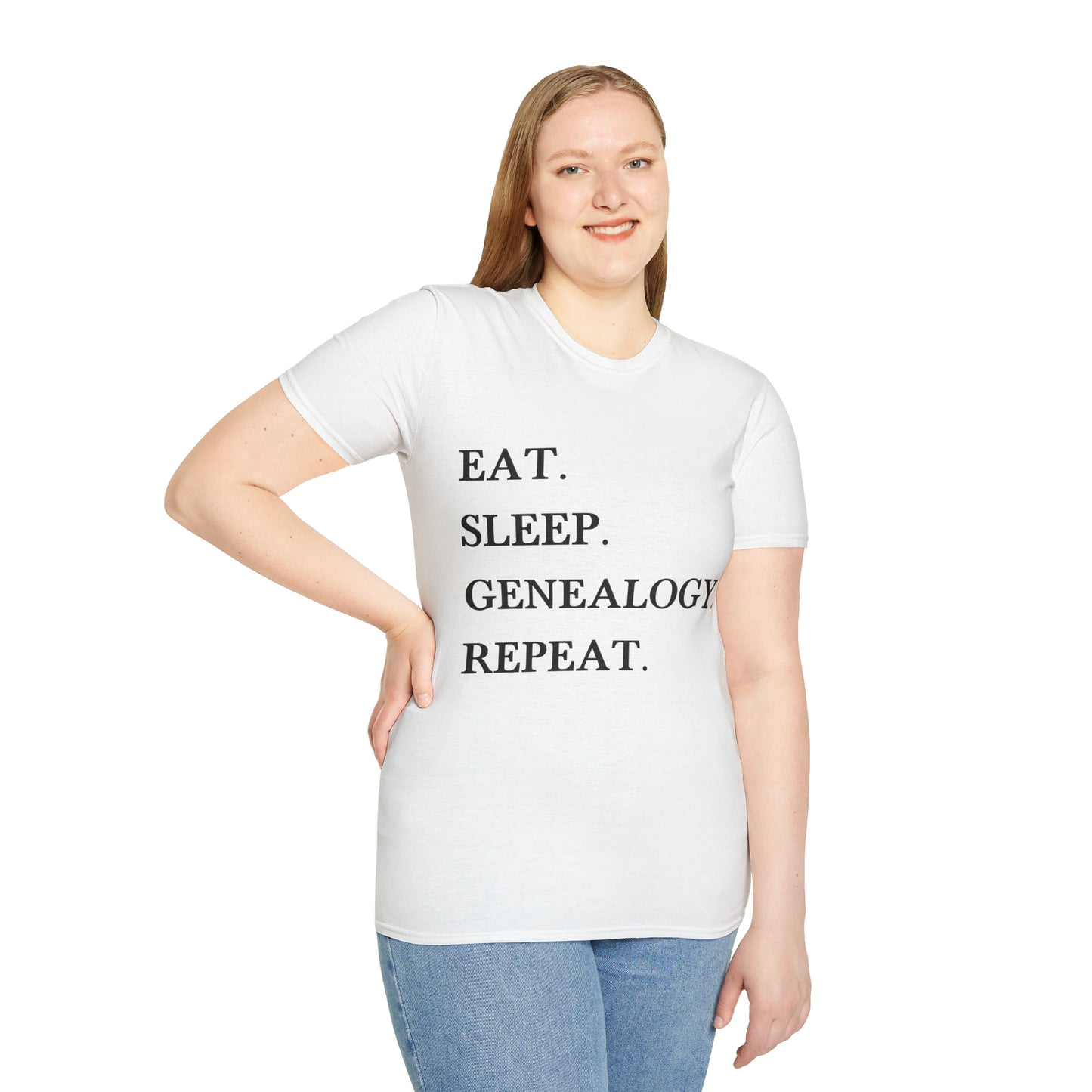 Eat. Sleep. Genealogy. Repeat. T-Shirt