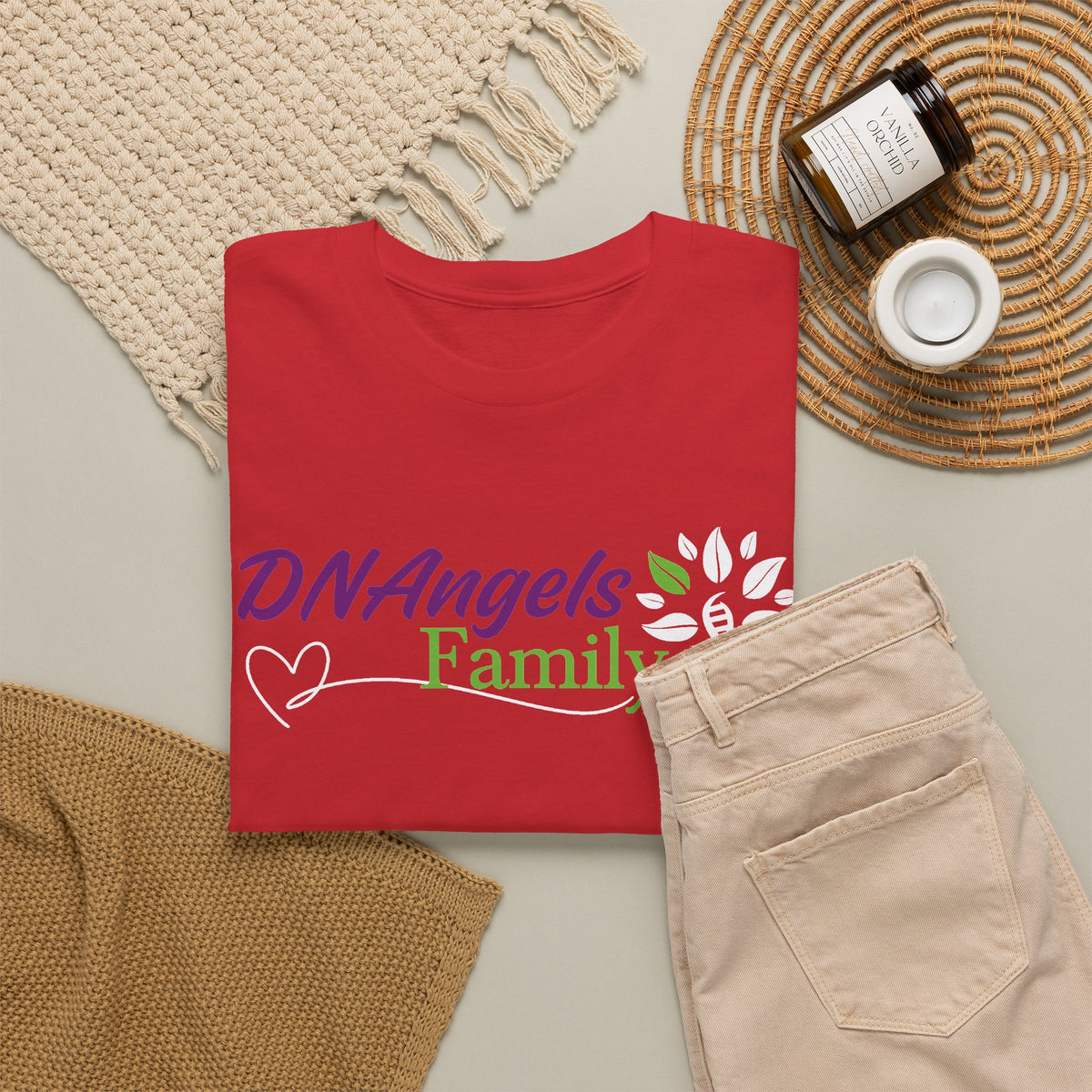 DNA Angels Family T-Shirt — Genetic Family Tree Tee