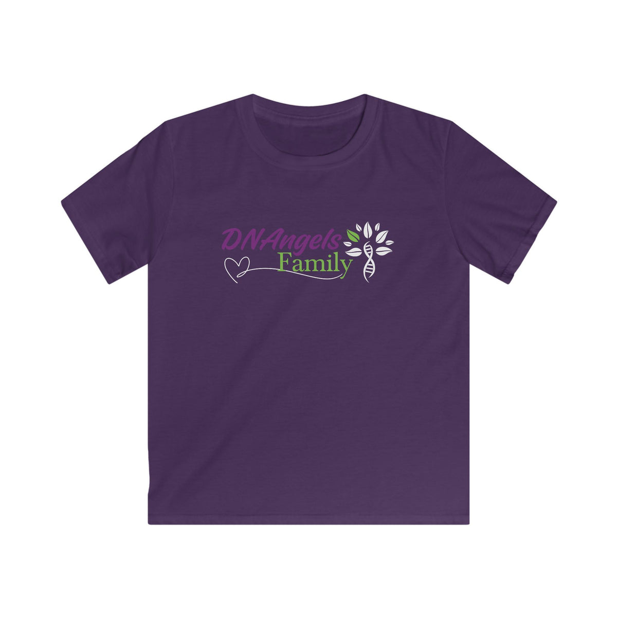 Kids Tee — "DNAngels Family" DNA Tree Design
