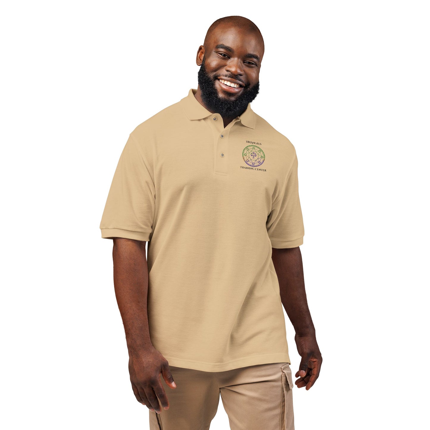 Embroidered DNAngels Training Center Embroidered Logo Polo Shirt