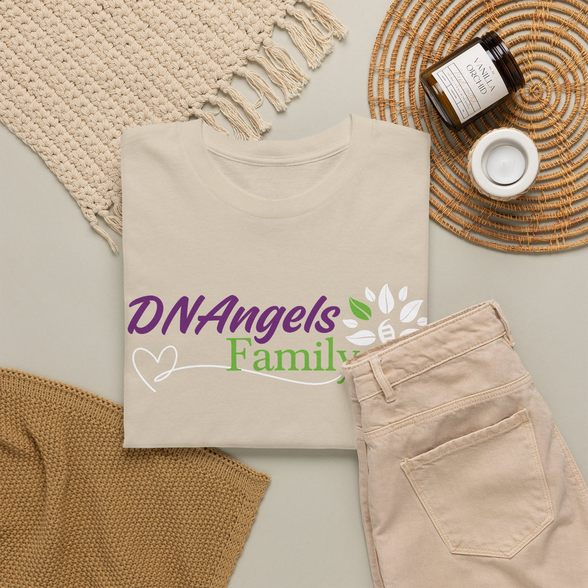 DNA Angels Family T-Shirt — Genetic Family Tree Tee