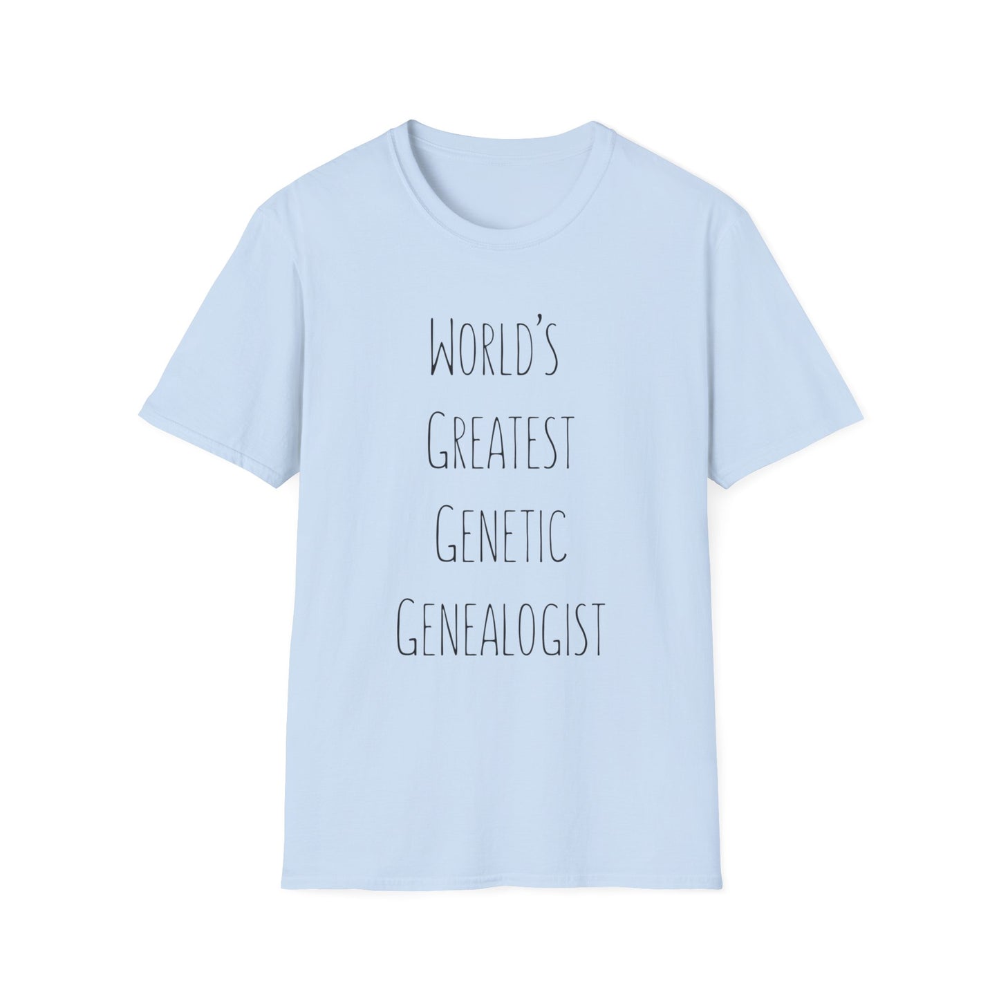 World's Greatest Genetic Genealogist T-shirt