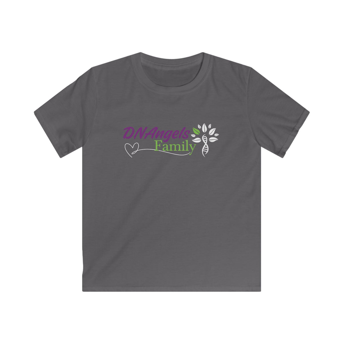 Kids Tee — "DNAngels Family" DNA Tree Design