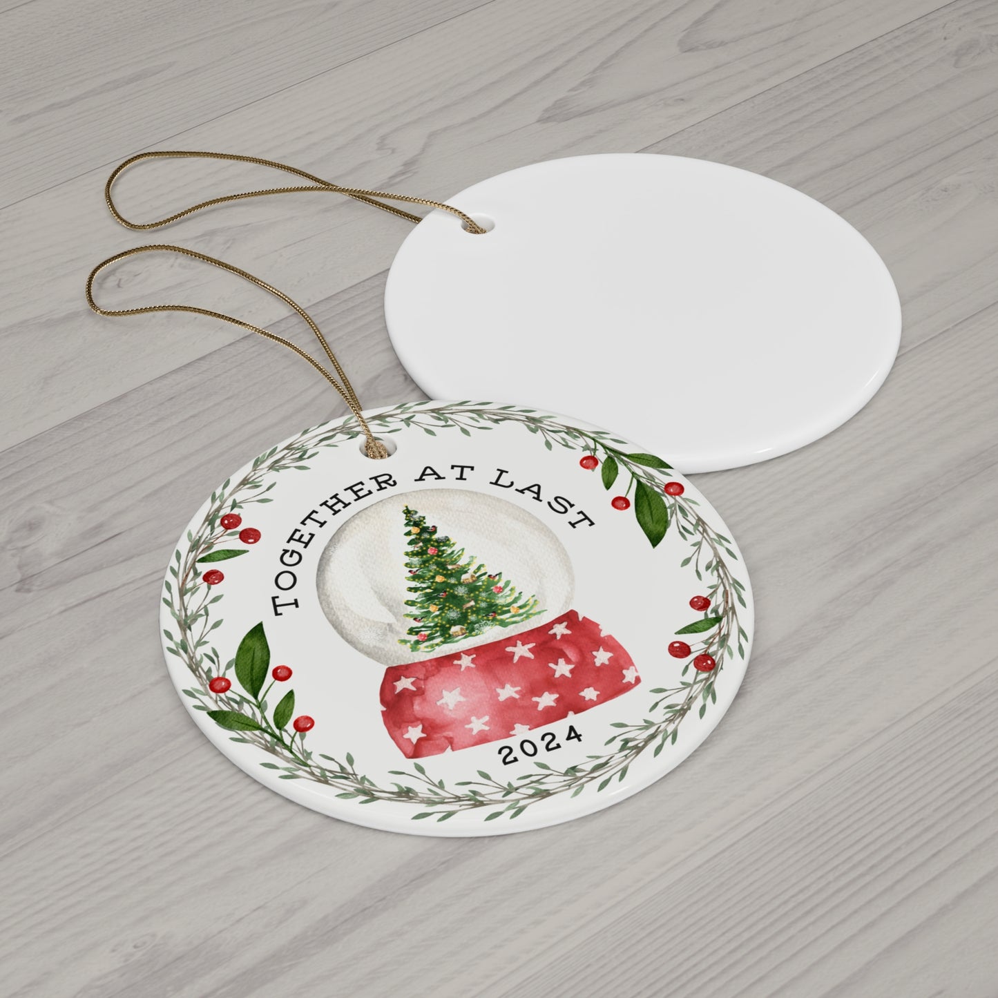 Together at Last 2024 Adoption Christmas Ornament