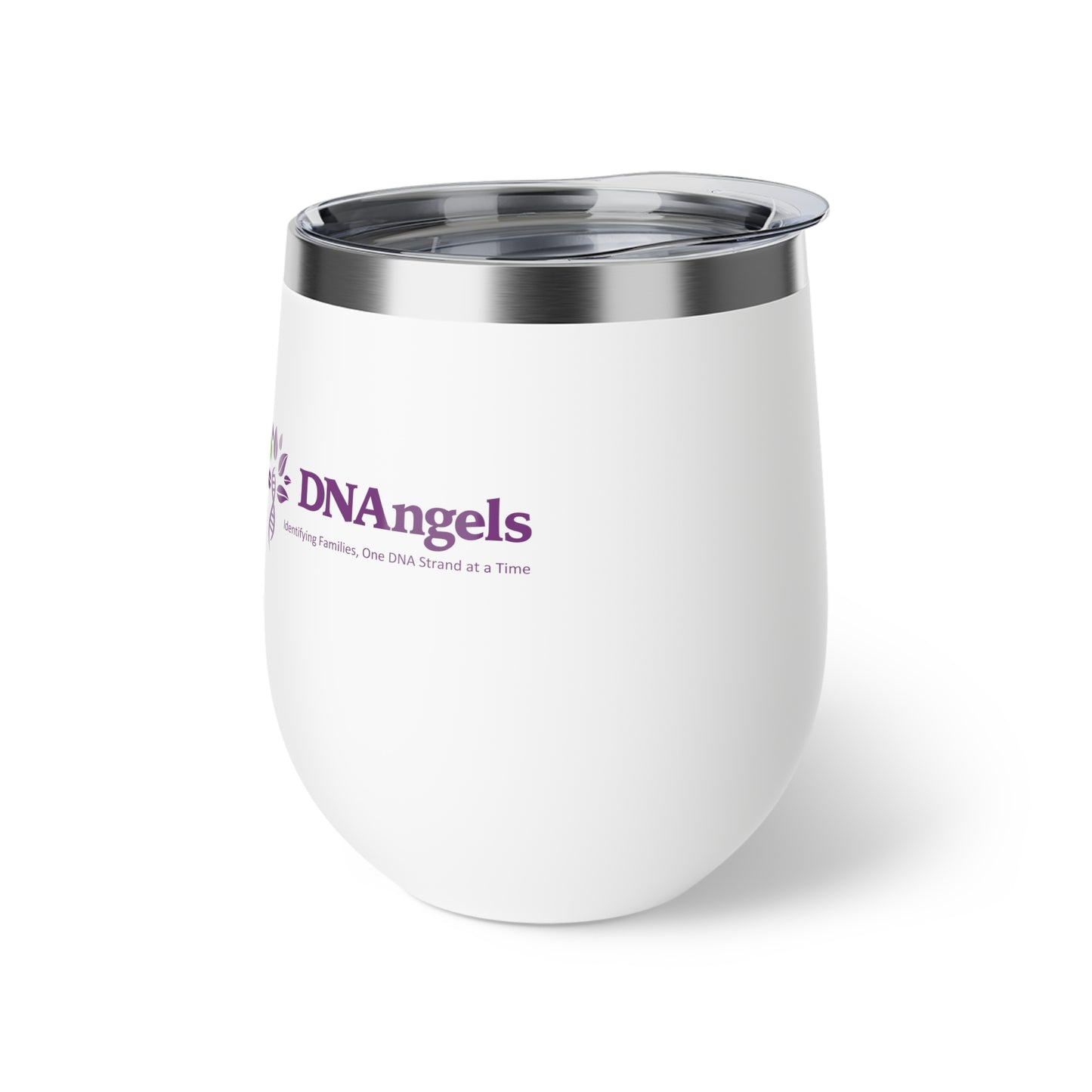 12oz Insulated Wine Tumbler – DNAngels Logo Copper Vacuum Travel Cup