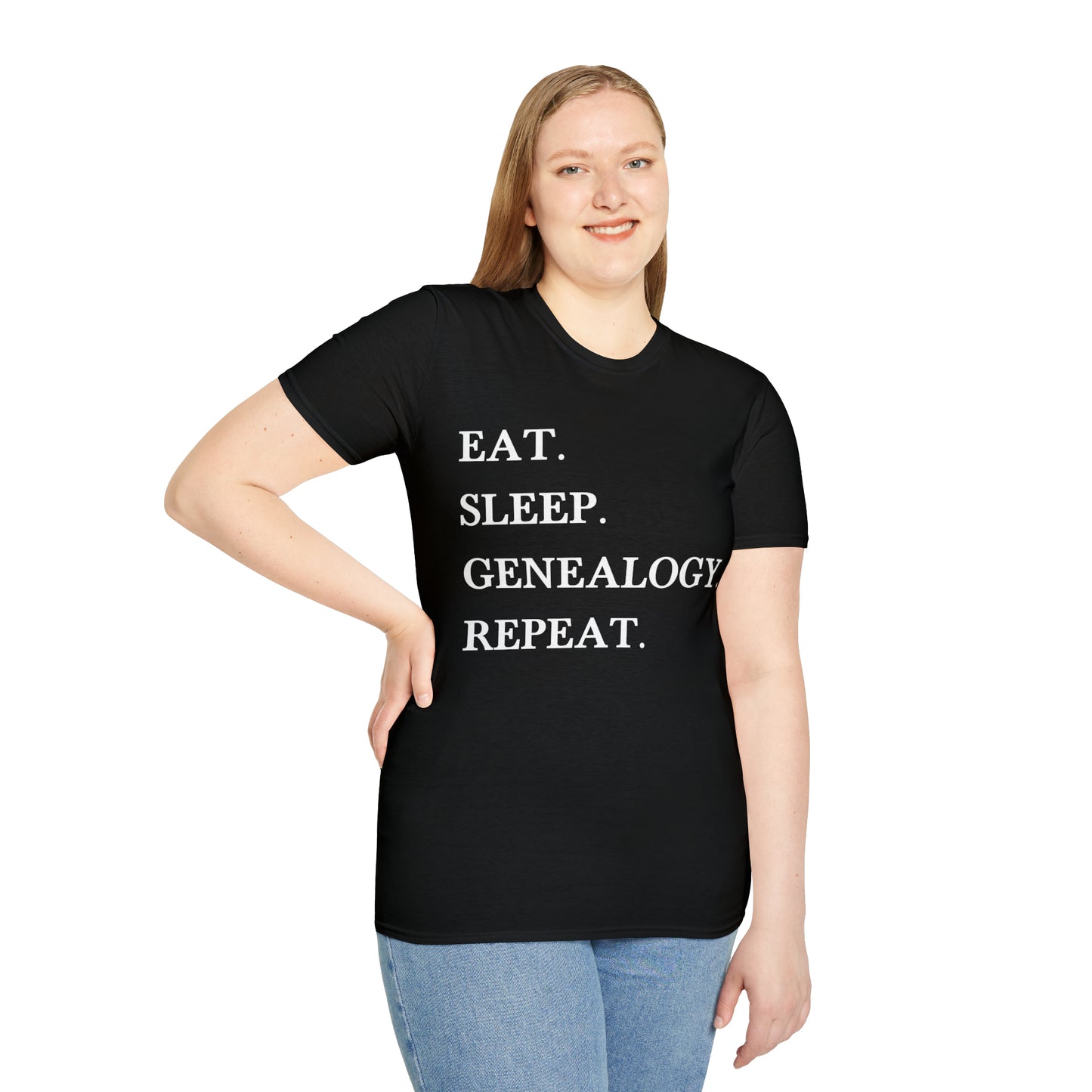 Eat. Sleep. Genealogy. Repeat. T-Shirt