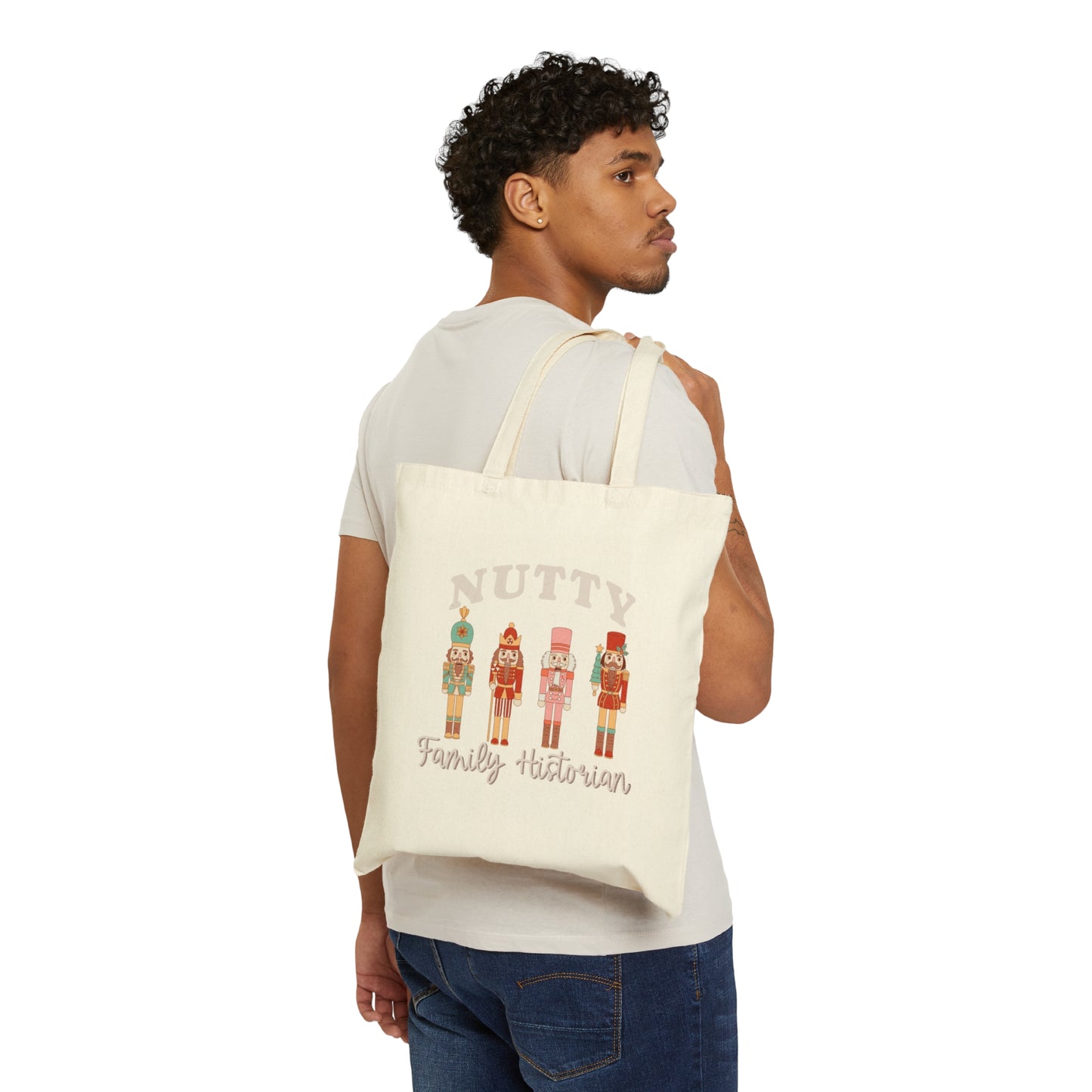 Nutty Family Historian Cotton Canvas Tote Bag