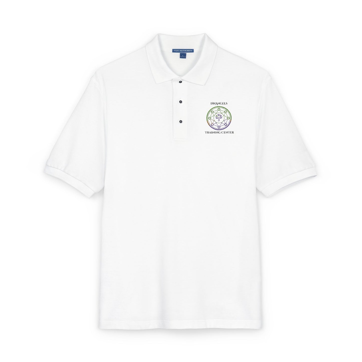 Embroidered DNAngels Training Center Embroidered Logo Polo Shirt