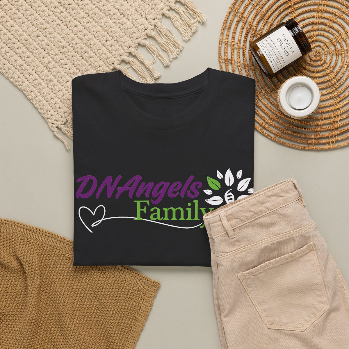 DNA Angels Family T-Shirt — Genetic Family Tree Tee