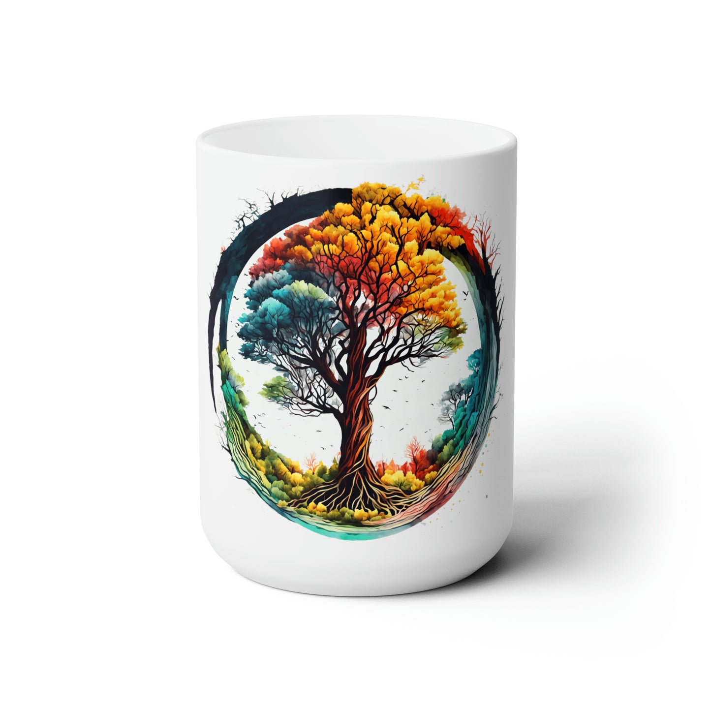 Colorful Tree of Life 150z Ceramic Mug