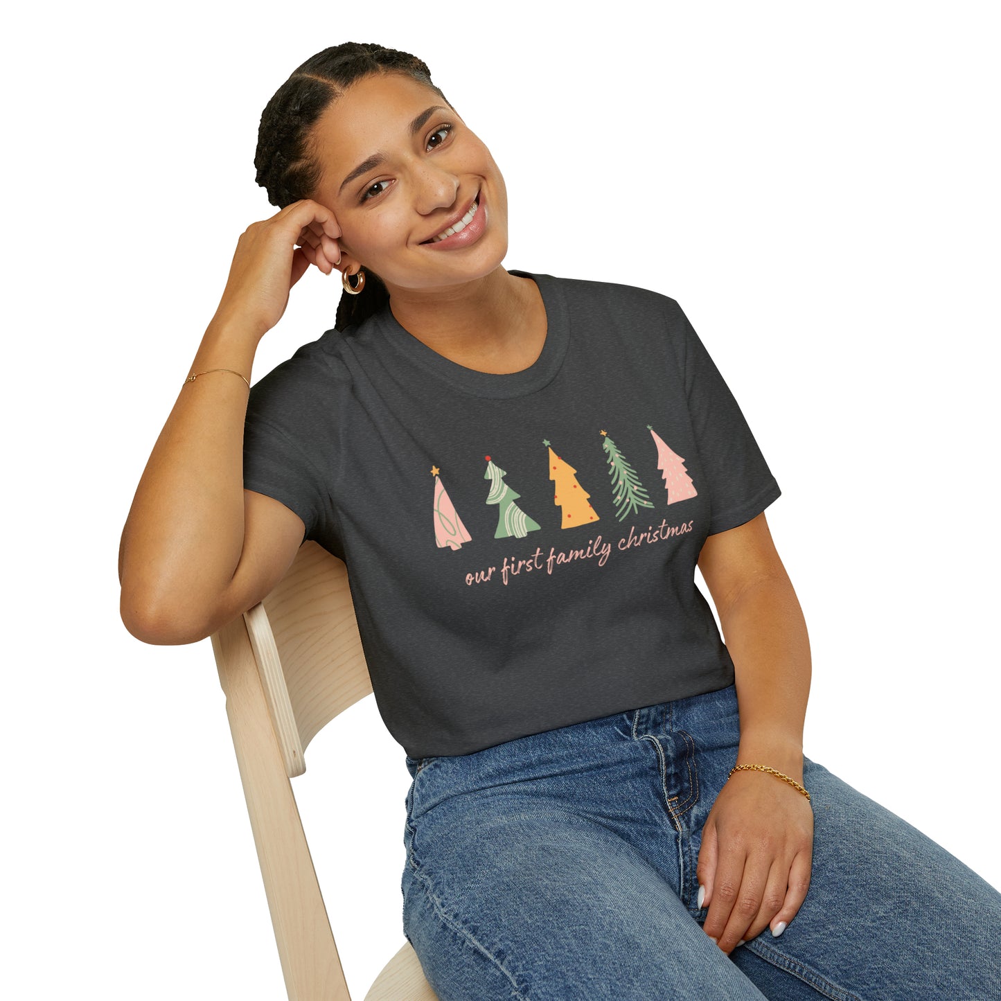 Our First Family Christmas Softstyle T-Shirt