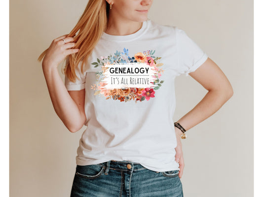 Genealogy- It's All Relative Unisex Softstyle T-Shirt