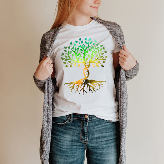 DNA Rooted Tree Softstyle Unisex T-Shirt